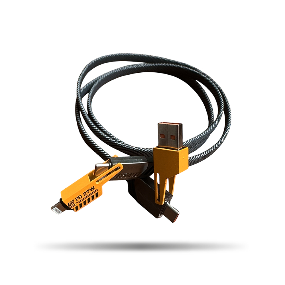 CABLE USB CARGA RAPIDA  4 EN 1  65W
